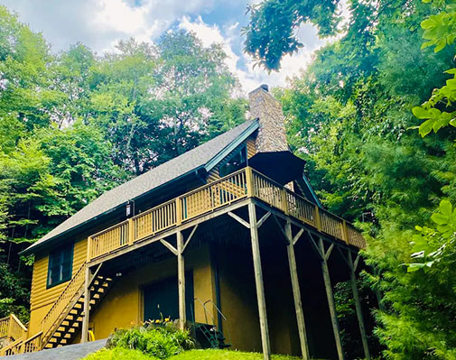 Blue Ridge Mountain Getaway cabin North Carolina Banner Elk