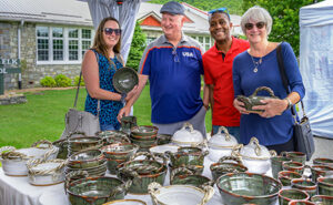 Pottery and other handcrafted items are available at Art on the Greene in the NC mountains