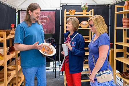 handcrafted art show blue ridge mountains Banner Elk nc