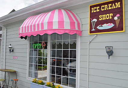 Ice Cream Shop Banner Elk NC