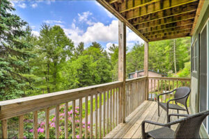 Scenic view from this vacation condo in Banner Elk