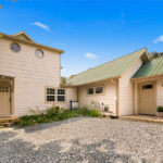 Exterior view of The Pink House vacation rental, formerly the Banner Elk Inn