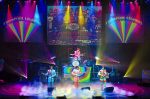 Beatles tribute band Liverpool Legends performs live on stage