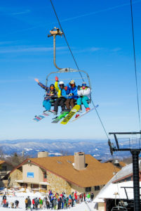 NC mountains skiing at Beech Mountain Resort near Banner Elk