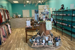Inviting interior of Country Bumpkin Candles & Boutique in Banner Elk NC