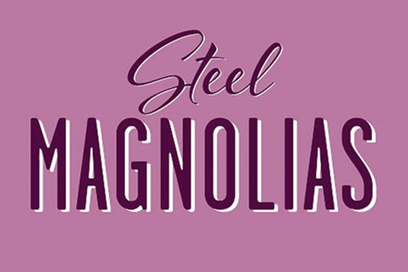 Playbill graphic for the play Steel Magnolias