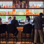 Swanky interior of the French Quarter tapas and nightlife in Banner Elk