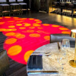 The upscale interior overlooking the dance floor of French Quarter in Banner Elk, NC
