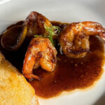 Shrimp appetizer is part of the tapas-style menu at French Quarter in Banner Elk
