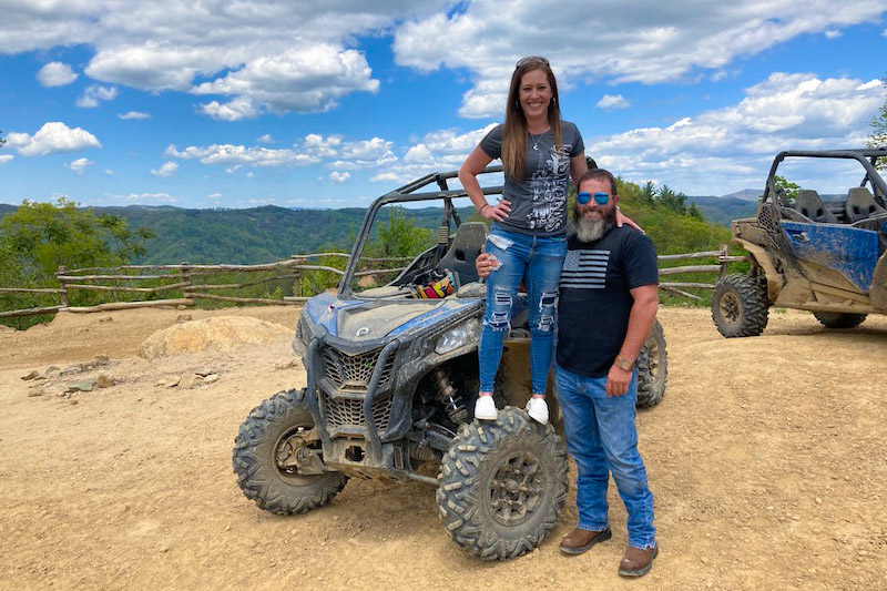 UTV off-road tours in mountains near Banner Elk, North Carolina