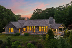 Beautiful sunset at Morning Star vacation rental in Banner Elk, NC
