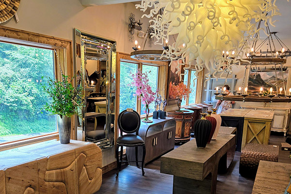 showroom gallery at Mountain Emporium near Beech Mountain