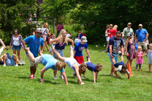 Party in the Park Fourth July Banner Elk North Carolina