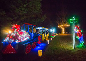 Christmas train rides North Carolina