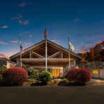 Front exterior of The Lodge at Banner Elk, formerly the Best Western hotel