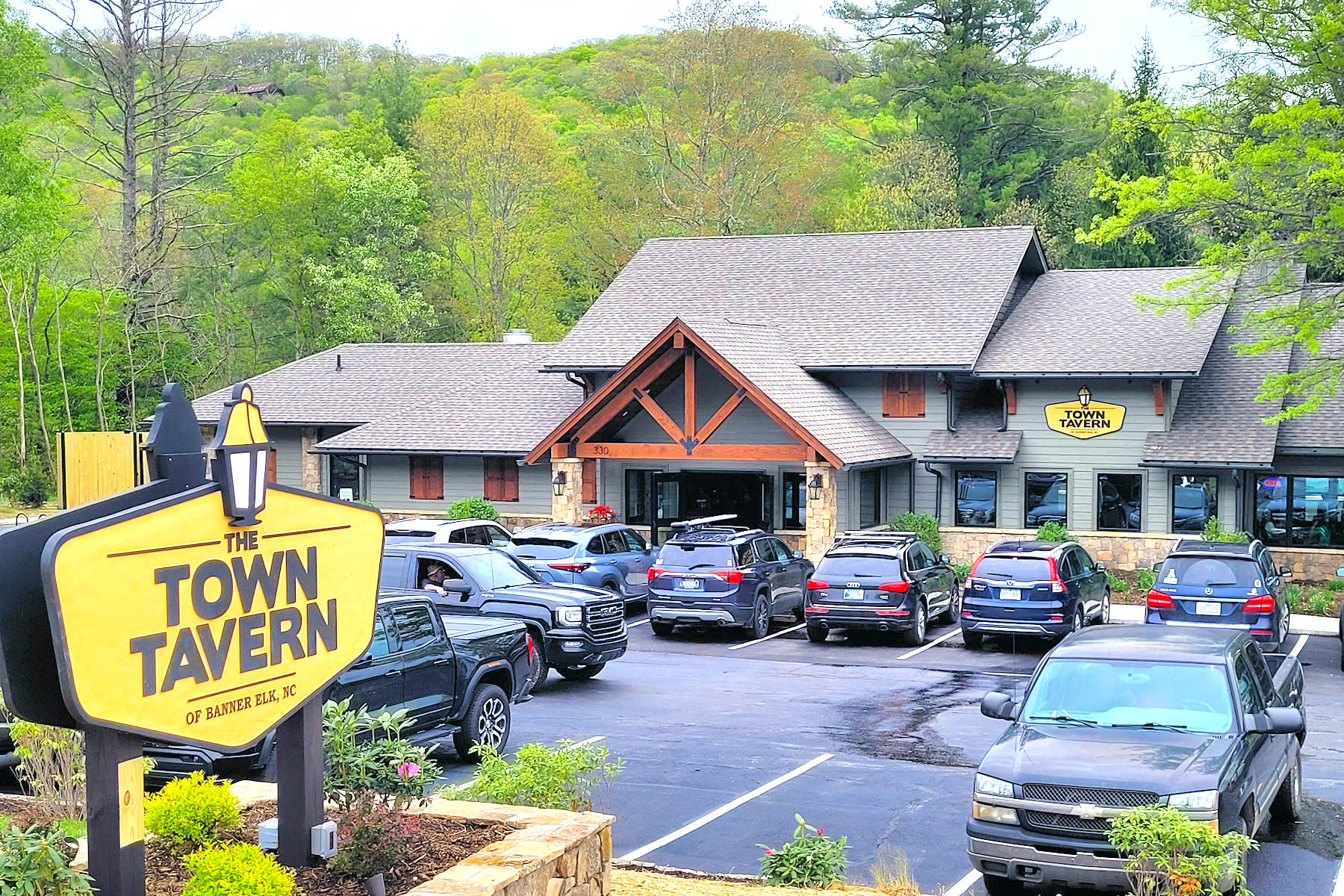 Town Tavern offers casual dining and TVs for watching sports in the NC High Country town of Banner Elk