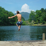 Banner Elk swimming hole NC Mountains