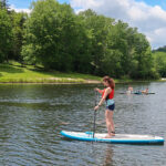 Rent paddle boards, kayaks and canoes at Wildcat Lake in Banner Elk